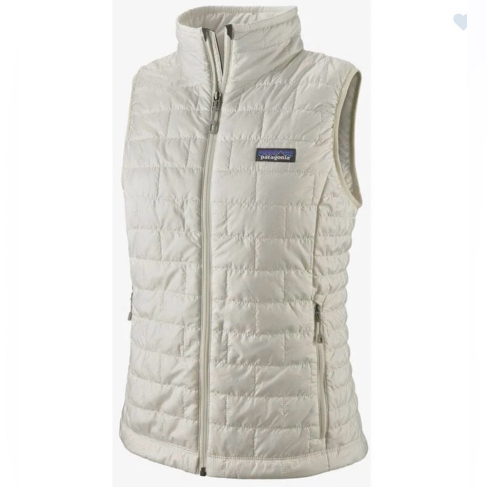 Patagonia Women's Off-White Quilted Down Vest